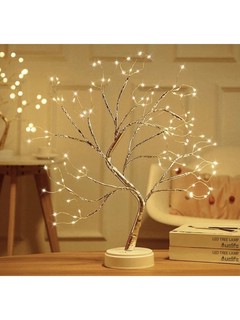 Светодиодное дерево лампа, ночник, 35 см, фольгированное 3