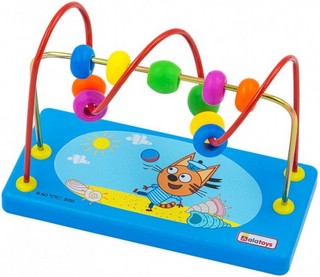 Лабиринт-головоломка 'Три кота, Коржик' деревянный, Alatoys