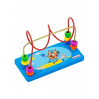 Лабиринт-головоломка 'Три кота, Коржик' деревянный, Alatoys 2