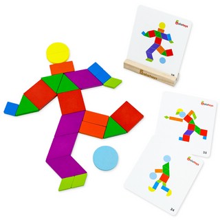 Мозаика 'Фигурки' из натуральных материалов, Alatoys МКФ04 2