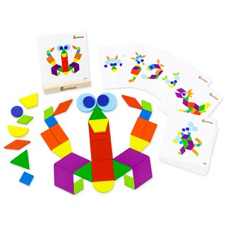 Мозаика 'Фигурки' из натуральных материалов, Alatoys МКФ04 4