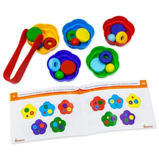 Сортер с пинцетом 'Стаканчики' Alatoys  3