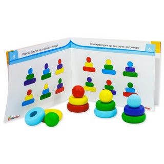 Сортер с пинцетом 'Стаканчики' Alatoys  4