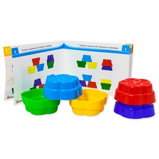 Сортер с пинцетом 'Стаканчики' Alatoys  5