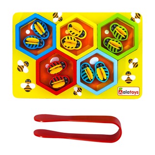 Сортер с пинцетом 'Пчёлки' Alatoys 6