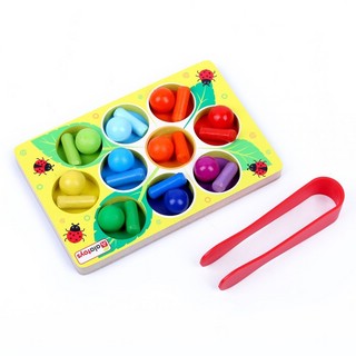 Сортер с пинцетом Alatoys 'Цветная поляна', артикул СОР84