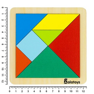 Танграм деревянный, Alatoys 10