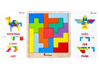 Танграм 'Тетрис' деревянный, Alatoys 2