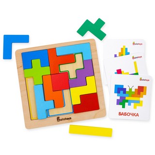Танграм 'Тетрис' деревянный, Alatoys 4