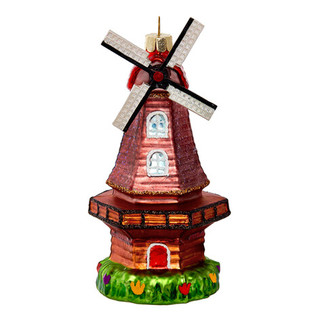 Ветряная мельница (стекло) 7х7х13 см 1