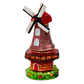 Ветряная мельница (стекло) 7х7х13 см 2