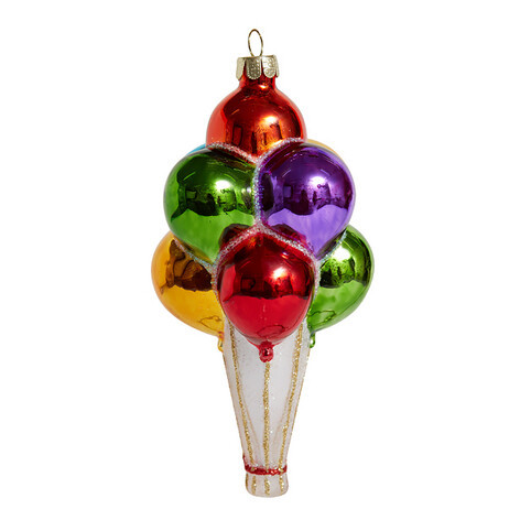 Праздничные воздушные шарики (стекло) 7х7х11 см