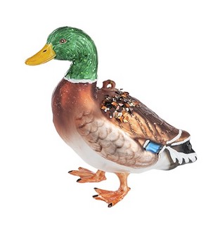 Селезень (стекло) 12х5х9 см 2