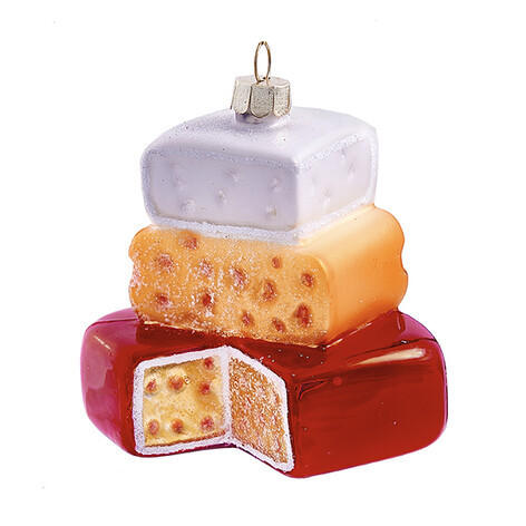 Три сыра (стекло) 8х7х8 см