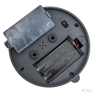 Часы будильник 'Кругляш' металл, красный 5