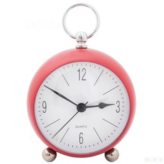 Часы будильник 'Кругляш' металл, красный 1