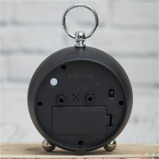 Часы будильник 'Кругляш' металл, черный 4