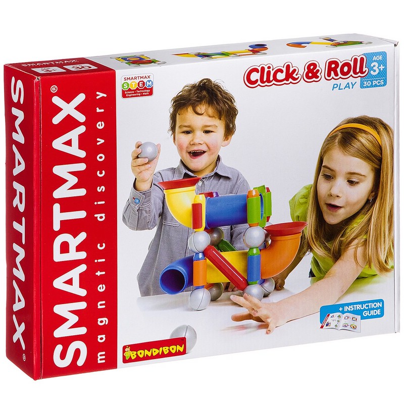 Магнитный конструктор SmartMax, Собирай и запускай