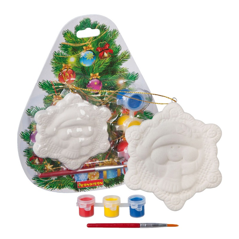 Набор для творчества 'Ёлочные украшения: Снежинка' Bondibon