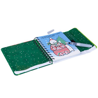 Новогодние водные раскраски, многоразовые, BONDIBON 3