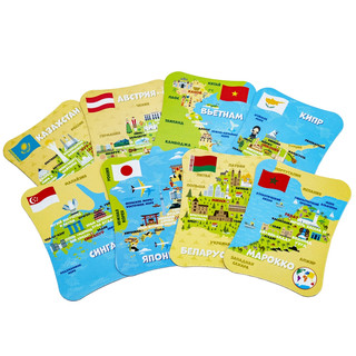 Игра-викторина. Умная Сова. Страны мира 2. BONDIBON 6