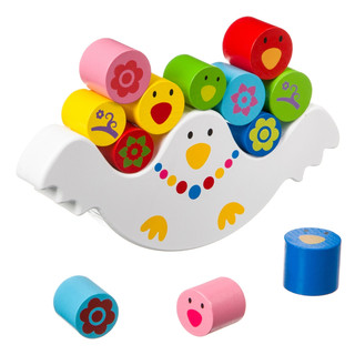 Игра-баланс. Птичка. Развивающие игры из дерева, BONDIBON 3