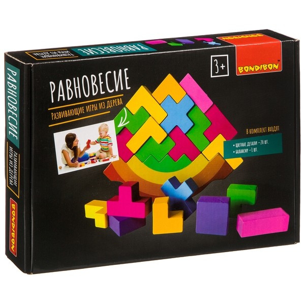 Игра-баланс. Равновесие. Развивающие игры из дерева