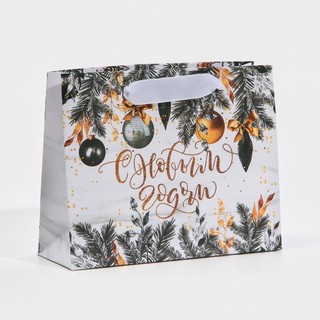 Пакет 'Искры серебра' 15х12 см 2