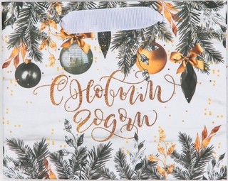 Пакет 'Искры серебра' 15х12 см