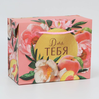 Пакет-коробка «Flower», 23 x 18 x 11 см