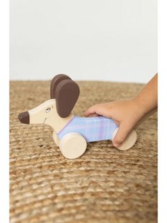 Каталка детская 'Собака Такса', дерево 4