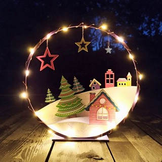 Композиция с подсветкой 'Зимняя сказка' 3