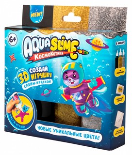 Набор для изготовления фигурок из цветного геля, золотой-серебряный 2