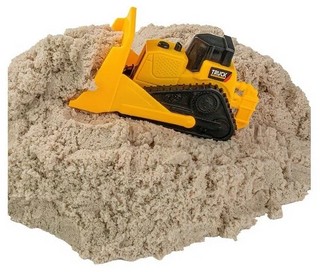 Космический песок 1 кг в наборе с машинкой (бульдозер) 4