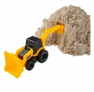 Космический песок 1 кг в наборе с машинкой (трактор-экскаватор) 3