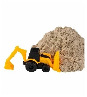 Космический песок 1 кг в наборе с машинкой (трактор-экскаватор) 5