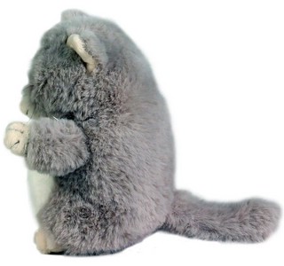 Толстый Кот в мешке, 26 см, серый, Lapkin 2