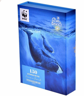 Деревянные пазлы 'WWF Гренландский кит', 21х30 см, 150 деталей, Davici 1