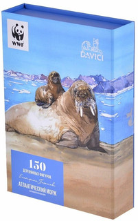 Деревянный пазл 'Атлантический морж' 21х30 см, 150 деталей, Davici 1