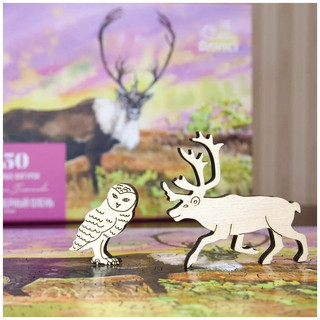 Деревянный пазл 'Дикий северный олень', 21х30 см, 150 деталей, Davici 5