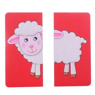 Домашние животные. IQ Пазл деревянный, 8 пазлов, 16 деталей 2