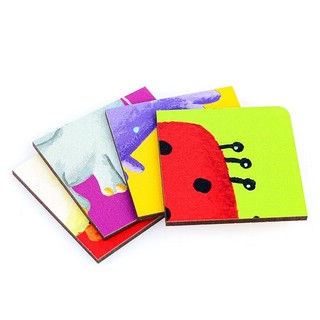 Весёлые картинки. IQ Пазл деревянный, 8 пазлов, 32 детали 3