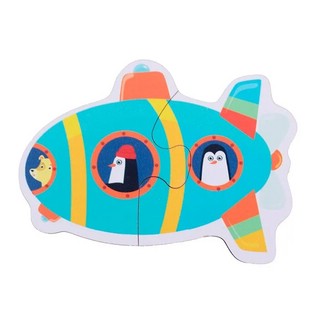 Полезные машины. IQ Пазл деревянный, 8 пазлов, 16 деталей 2