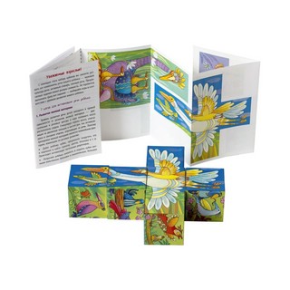 Сказочные птички. IQ кубики шумелки 3