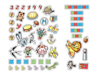 Учимся грамоте. С наклейками. Учебное пособие для детей 5-6 лет 5