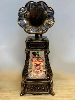 Фонарь новогодний 'Патефон' музыкальный, светящийся, в ассортименте 3