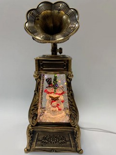 Фонарь новогодний 'Патефон' музыкальный, светящийся, в ассортименте 5