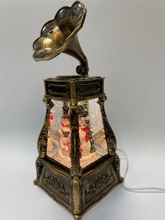 Фонарь новогодний 'Патефон' музыкальный, светящийся, в ассортименте 6