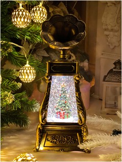 Фонарь новогодний 'Патефон' музыкальный, светящийся, в ассортименте 1