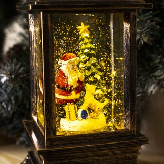 Фонарь новогодний 'Классика' музыкальный, светящийся, в ассортименте 4